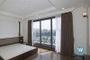A modern serviced apartment with gorgeous lake view for rent in Truc Bach Island